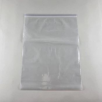 Пакети Zip-Lock прозорі 30×40 см, 100 шт, 50 мкм, поліетиленові пакети із застібкою