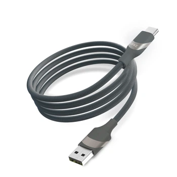 Кабель MAKE USB to Type-C 3A 1м Braid Black