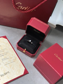 Каблучка Love Diamond Ring 18K White Gold Classic 20"
