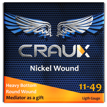 Струни для електрогітари Craux Strings (Калібр 11-49)