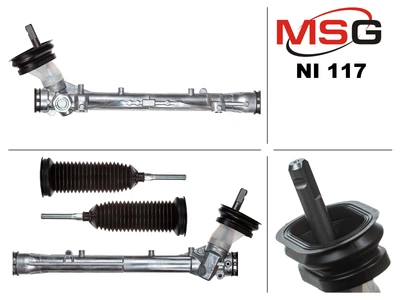 Рулевая рейка без ГУР Nissan Tiida 04-12 MSG NI117 (48001-EM30B, 48001-EM30E, 48010EM30A)