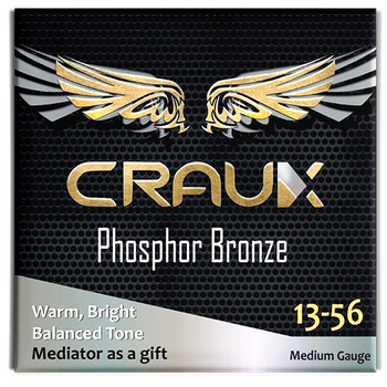 Струни для акустичної гітари Craux Strings (Калібр 13-56)