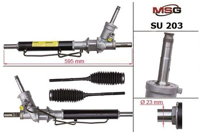 Рулевая рейка с ГУР Subaru Forester 02-08 MSG SU203 (34110SA080, 34110SA130)