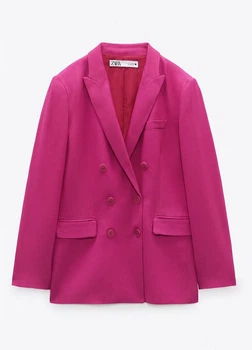 Блейзер двубортный ZARA из вискозы S (ZR-06-24)