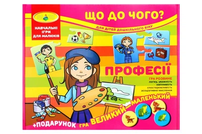 Настольная игра "Что к чему? Профессии"