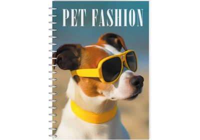 Блокнот А5, 80 сторінок в клітинку, пластикова обкладинка Pet Fashion E21958-05 Economix