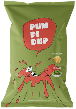 Попкорн из васаби, 90 г, ТМ pumpidup