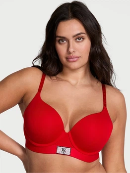 Бюстгальтер с косточками с Push-up Victoria's Secret 850871974 34D Красный (1160644380)