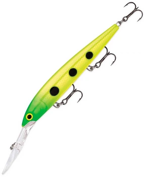 Воблер Rapala Down Deep Husky Jerk 120 mm 15 g Lime/Green (1102-DHJ12 SLM)