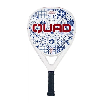 Ракетка для падела Quad Shark Euro Edition White/Blue (1113-R17217)