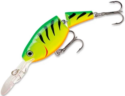 Воблер Rapala Jointed Shad Rap Rattlin Suspen 8 g 5 cm 1.8-3.9 m Lime/Green (1102-RAPJSR05FT)