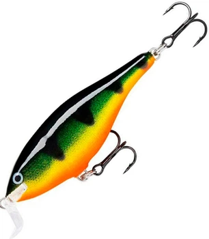 Воблер Rapala Shad Rap Shallow Runner 50 mm 5 g Green/Orange (1102-SSR05 P)