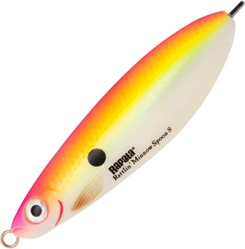 Блесна Rapala Rattlin Minnow Spoon 80 mm 16 g Pink/Yellow (1102-RMSR08 PSU)