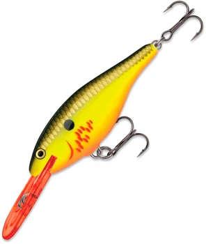 Воблер Rapala Shad Rap 70 mm 8 g 2.4-3 m Black/Gold (1102-SR07 BHO)