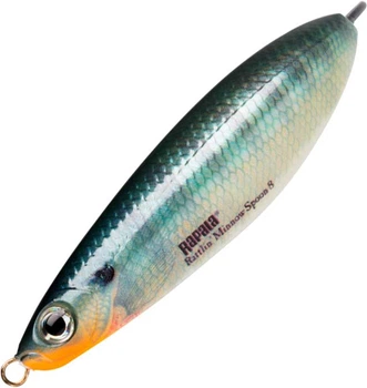 Блесна Rapala Rattlin Minnow Spoon 80 mm 16 g Deep Teal (1102-RMSR08 BG)
