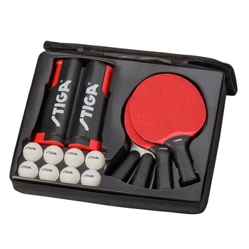 Набор для настольного тенниса Stiga Seasons Anywhere 4 Bats & 8 Balls & Net Red/Black (1073-932369)