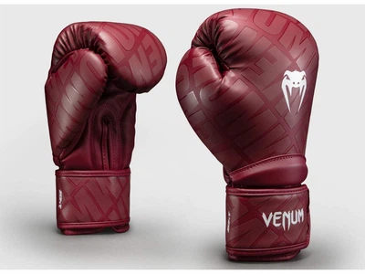 Рукавички боксреські VENUM Contender 1.5 XT 3D Boxing 10 унцій темно-червоний (6015)