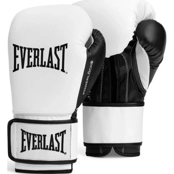 Боксерські рукавиці Everlast POWERLOCK OG TRAINING GLOVES Білий, Чорний 14 унцій (P00004005-WH-BK 14)