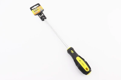 Отвертка шлицевая SL 8x200 мм с магнитным наконечником, ручная, MASTERTOOL