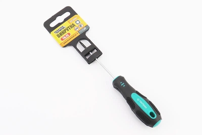 Отвертка TORX T8x75 мм магнитная, ручка с TPR покрытием MASTERTOOL