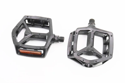 Педали велосипедные BMX 9/16" (111.5x102x22 мм) VB-249DU, алюминиевые, чёрные — Wellgo