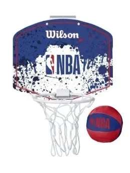 Набір баскетбольний Wilson NBA TEAM MINI HOOP NBA RWB, різнокольоровий