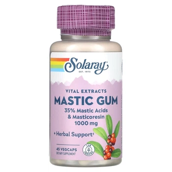 Смола мастикового дерева экстракт Mastic Gum 1000 мг 45 вегетарианских капсул