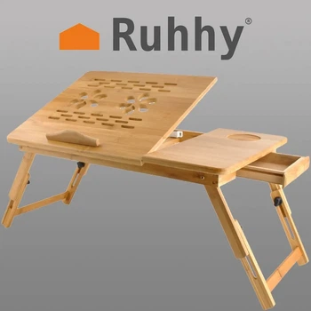 Регульований столик під ноутбук Ruhhy S23452 із бамбука