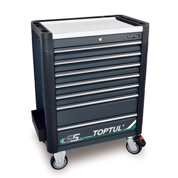 Тележка инструментальная Toptul TCAS0703 7 секций сталь серая