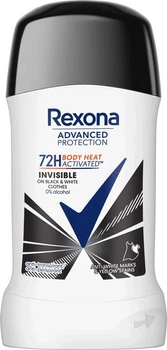 Антиперспирант-карандаш Rexona Невидимый на черной и белой одежде до 72 часов 50 мл (59097921)