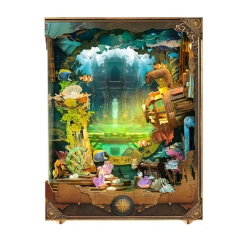 Бук Нук Атлантида Інтер'єрний конструктор Discover Atlanta DIY Book Nook Kit SQ-08