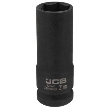 Головка ударна глибока тонкостінна 1/2" 21 мм (6-гр.) | 59530 | JCB