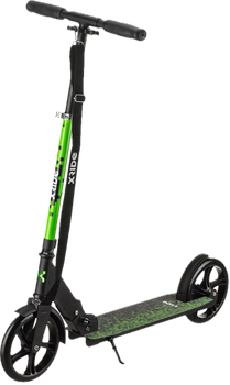 Самокат дитячий X-Rider ST1600 ALU Чорно-зелений 185812 (5905884421543)