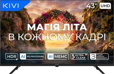 Телевизор Kivi 43'' 43U800KB