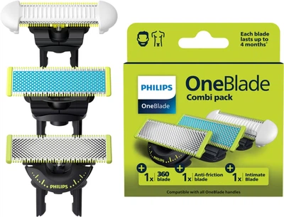 Сменные лезвия Philips OneBlade QP936/50 3 шт (8720689048941)