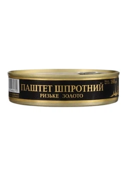 Паштет шпротний Рижзьке золото 160 г