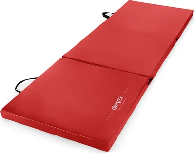 Мат гімнастичний Gymtek Triple 180 x 60 x 5 см Червоний (5907766668619)
