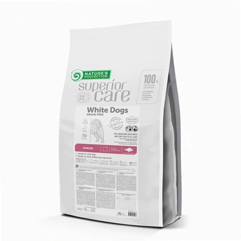 Nature's Protection Superior Care White Dogs Grain Free White Fish Junior All Sizes Сухой беззерновой корм для юниоров всех