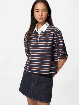 Юбка джинсовая мини летняя прямая женская Uniqlo 803525485 L Синяя (1160610219)