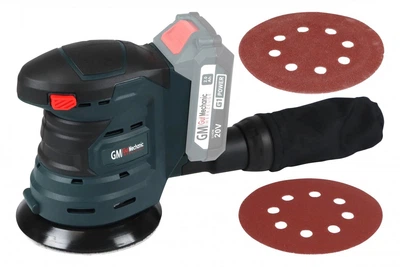 Шліфмашина ексцентрикова (орбітальна) акумуляторна GUT Mechanic 20V Ø125MM 10000 ОБ/ХВ OS-00125