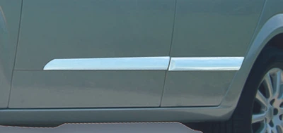 Накладки хромовані на молдинги дверей (4шт, нерж) Opel Astra H Hb 2004-2014, Carmos 6456722