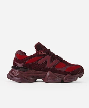 Женские кроссовки повседневные NB 9060 Bordo 40 (25,5 см) Красный