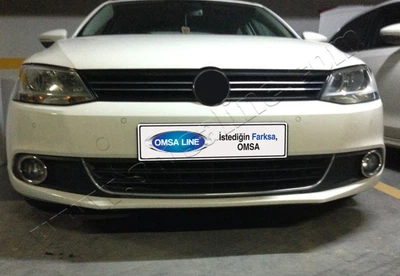 Накладки хромовані на протитуманні фари (2шт) Volkswagen Jetta 2011-, OmsaLine 7540103