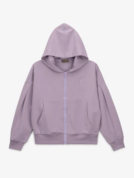 Толстовка однотонна для дівчинки GENUA 26013 116 см Бузковий shop (2000999663765)