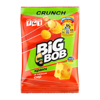 Арахіс Смажений Big Bob в Хрусткій Оболонці зі Смаком Сиру 90g