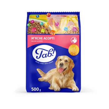 Сухой корм для собак Гав! с мясным ассорти 500 г (4820083900013) (352515)