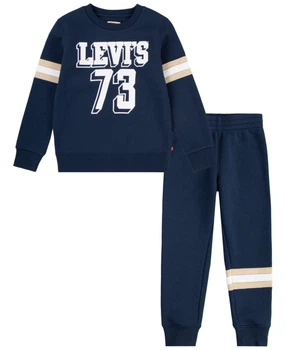 Спортивный костюм Levi's свитшот и штаны джоггеры на флисе 1160841112 (Синий 3T) на рост 92-98 см