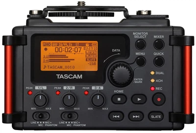 Rejestrator audio do aparatów DSLR Tascam DR-60D MK2 4-ścieżkowy SUP_50304 (4907034124459)
