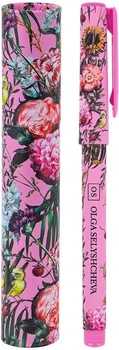 Ручка шариковая Axent Olga Selyshcheva Summer Синяя в картонном пенале (AB1098-04-02/01/P-A)