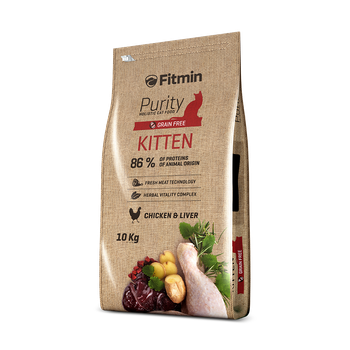 Fitmin cat Purity Kitten (для кошенят з куркою та печінкою), 1,5 кг